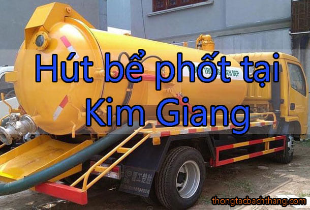 Hút bể phốt tại Kim Giang