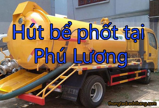 Hút bể phốt tại Phú Lương