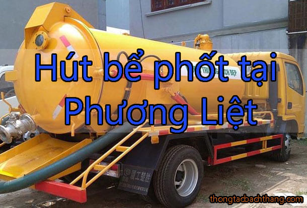 Hút bể phốt tại Phương Liệt