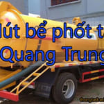 Hút bể phốt tại Quang Trung giá rẻ cam kết làm sạch triệt để