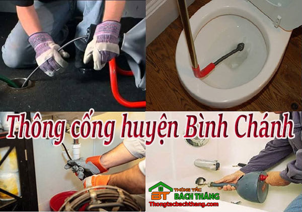 Thông cống huyện Bình Chánh, giá rẻ, chuyên nghiệp