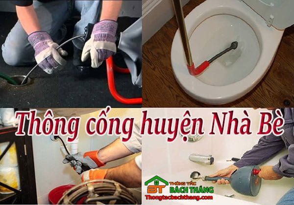 Thông cống huyện nhà bè, giá rẻ, chuyên nghiệp