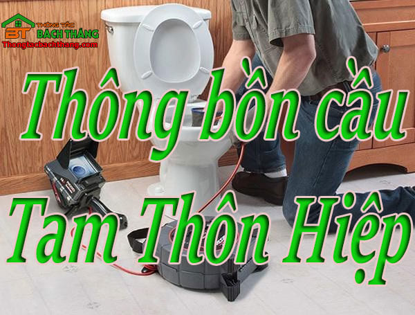 Thông bồn cầu xã Tam Thôn Hiệp giá rẻ