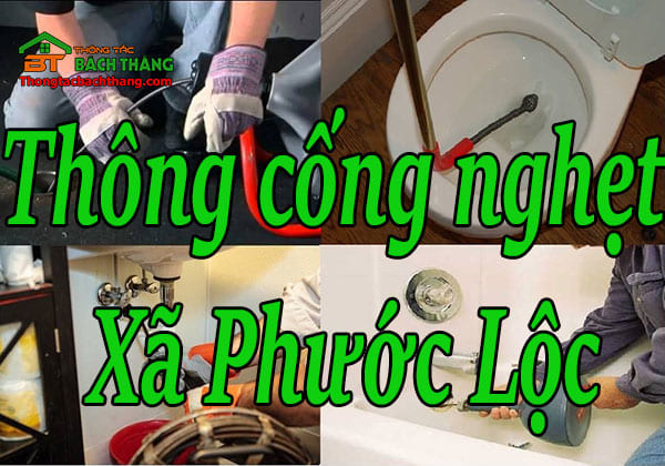 Thông cống nghẹt Xã Phước Lộc giá rẻ