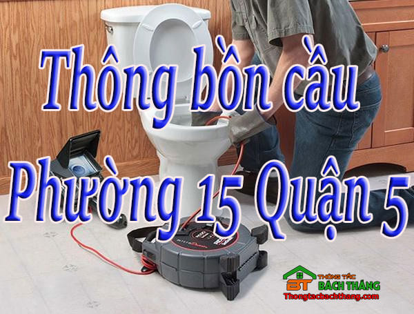 Thông bồn cầu Phường 15 Quận 5 giá rẻ, thợ chuyên nghiệp