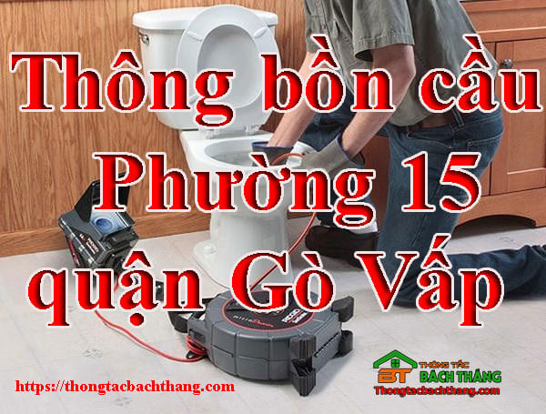 Thông bồn cầu Phường 15 quận Gò Vấp giá rẻ, hiệu quả