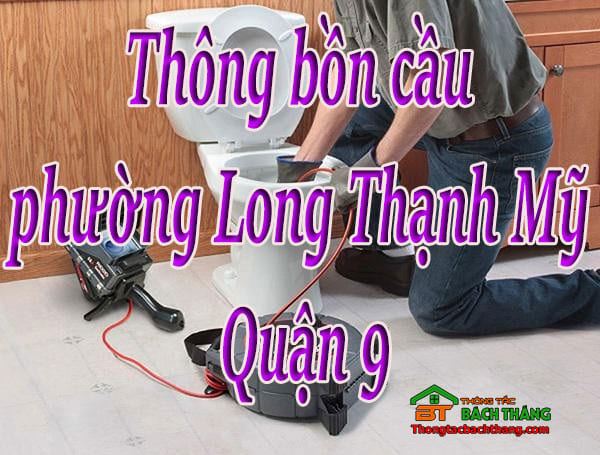 Thông bồn cầu phường Long Thạnh Mỹ Quận 9 giá rẻ, hiệu quả