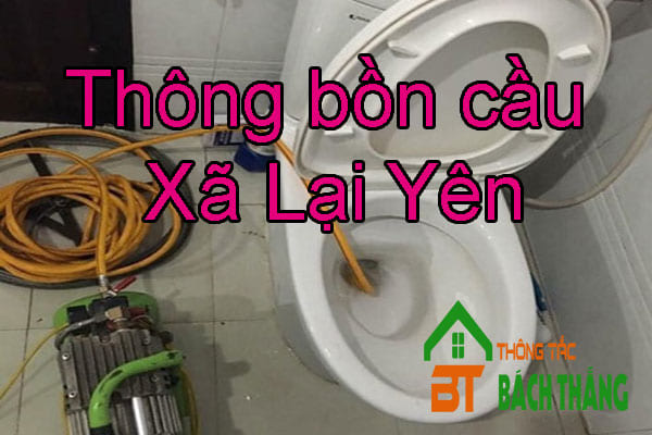 Thông bồn cầu Xã Lại Yên