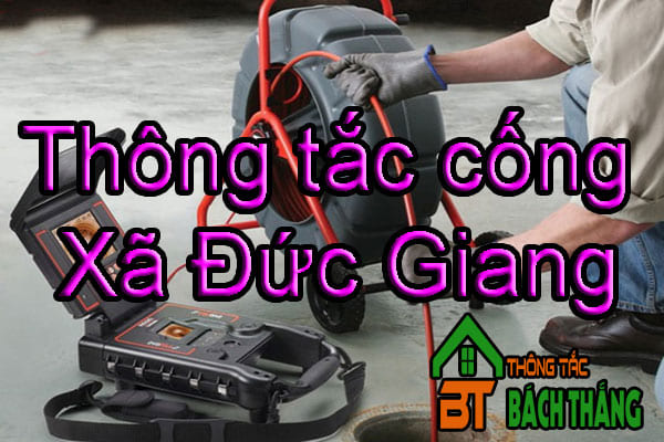 Thông tắc cống Xã Đức Giang