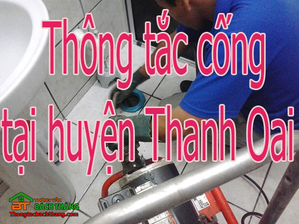 Thông tắc cống tại Thanh Oai giá rẻ