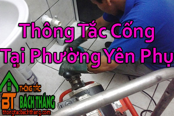 Thông Tắc Cống Tại Phường Yên Phụ