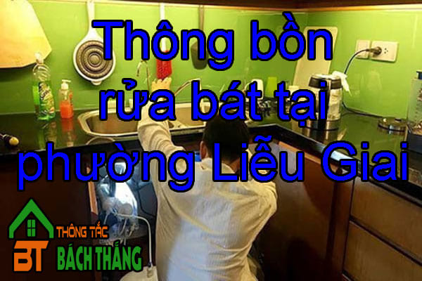 Thông bồn rửa bát tại phường Liễu Giai