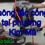 Thông tắc cống tại phường Kim Mã thợ giỏi chuyên nghiệp, giá rẻ