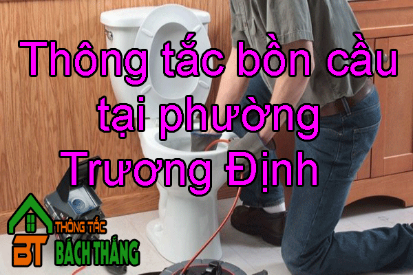 Thông tắc bồn cầu tại phường Trương Định 