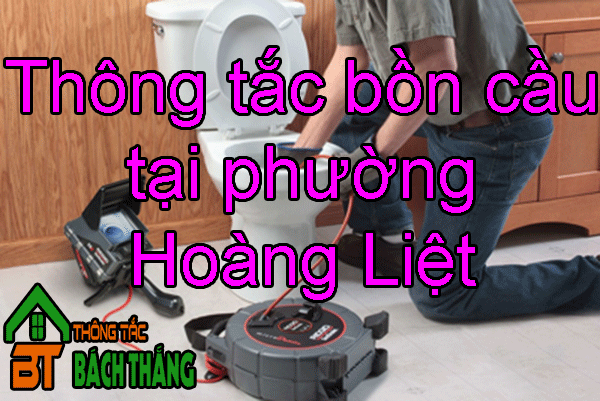 Thông tắc bồn cầu tại phường Hoàng Liệt