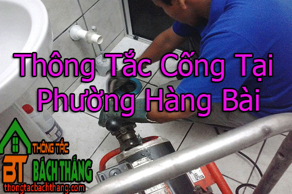 Thông Tắc Cống Tại Phường Hàng Bài