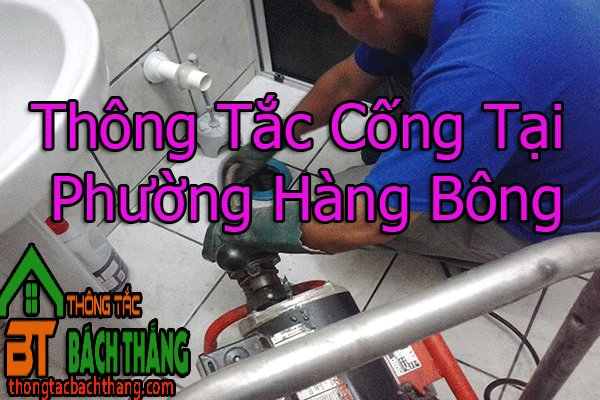 Thông Tắc Cống Tại Phường Hàng Bông