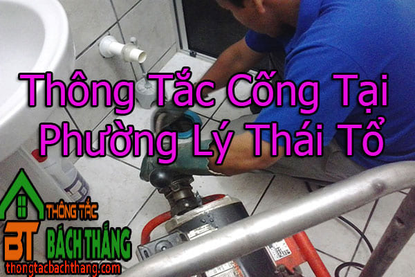 Thông Tắc Cống Tại Phường Lý Thái Tổ