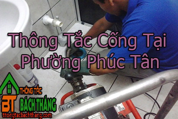 Thông Tắc Cống Tại Phường Phúc Tân