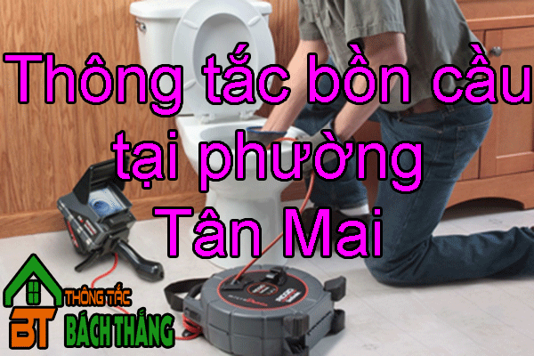 Thông tắc bồn cầu tại phường Tân Mai