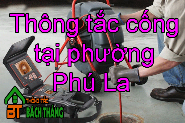 Thông tắc cống tại phường Phú La