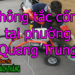 Thông tắc cống tại phường Quang Trung có nhiều năm trong nghề