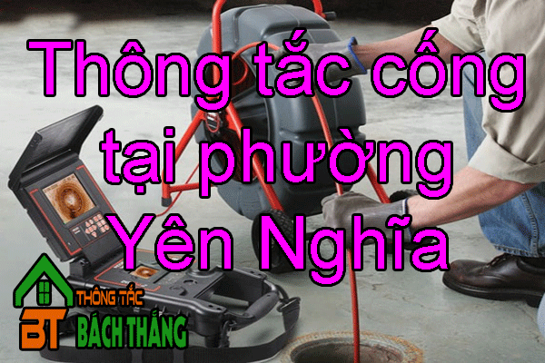 Thông tắc cống tại phường Yên Nghĩa