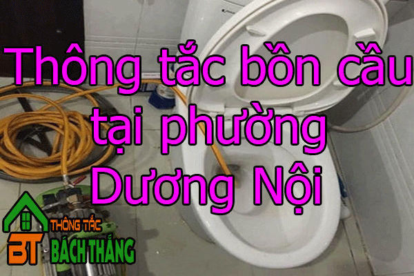 Thông tắc bồn cầu tại phường Dương Nội