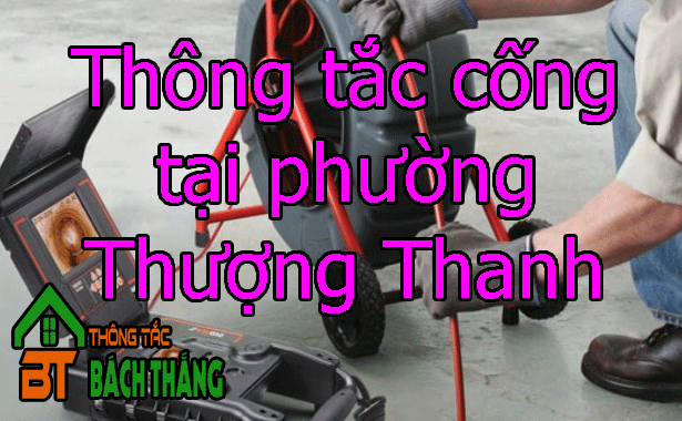 Thông tắc cống tại phường Thượng Thanh